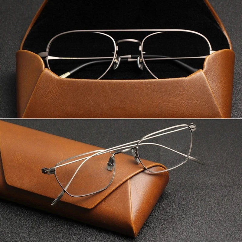 Luxus Leder Brillenetui – Sonnenbrillen und Sehbrillen Tasche für Damen Kaufschwan®