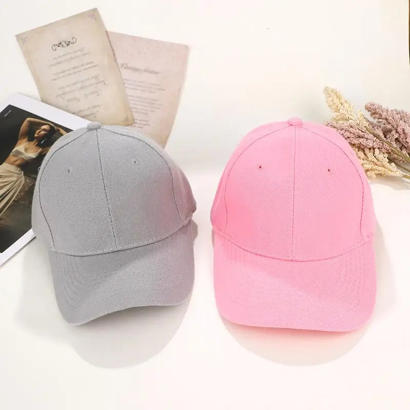 Modische Candy Color Kinder Baseballkappe | Verstellbare Sommer Sonnenkappe für Jungen & Mädchen | Reise & Outdoor Sonnenschutz Kaufschwan®