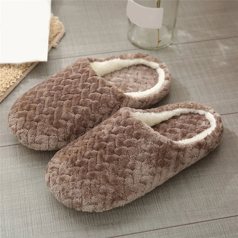 Damen Winter-Hausschuhe mit Fell | Cartoon-Katzen-Design | Warme Memory-Foam Indoor-Schuhe für Damen, Herren & Paare Kaufschwan®
