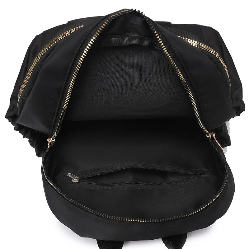 Großraum-Rucksack für Damen | Nylon Freizeit-Reise-Rucksack | Vielseitiger Solider Tagesrucksack für Frauen Kaufschwan®