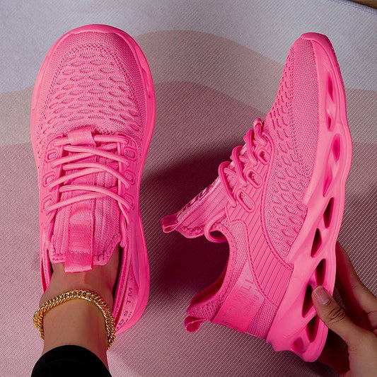 Damen Sportschuhe – Modische Plateau-Sneaker | Frühling & Winter Laufschuhe für Frauen | Auch in Übergrößen bis 43 Kaufschwan®