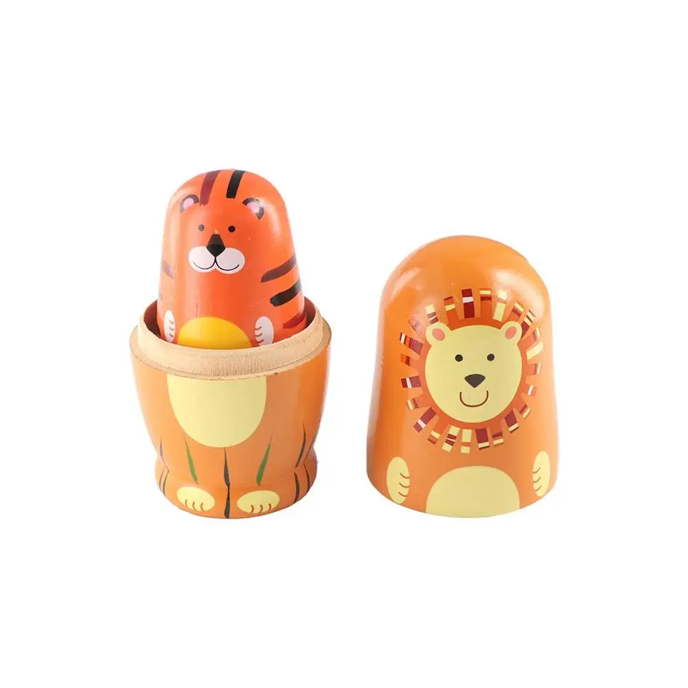 Holz-Matrjoschka – Russische Nestpuppen Set | Dekoration & Spielzeug Geschenk für Kinder