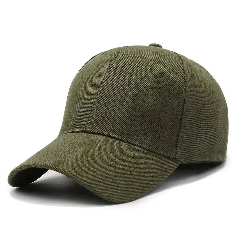 Blank Unisex Verstellbarer Dad Hat | Einfarbige Twill Baseballkappe | Günstiger Sonnenhut für Herren & Damen | Sommer, Herbst, Frühling Kaufschwan® Armee arm Adul(56-58cm)