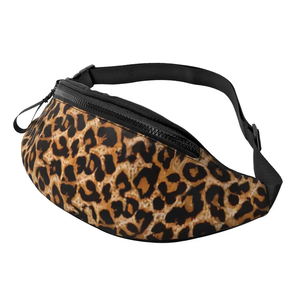 Leopardenmuster Gürteltasche – Unisex Hüfttasche | Cheetah Print Crossbody Bag für Laufen, Reisen & Handy