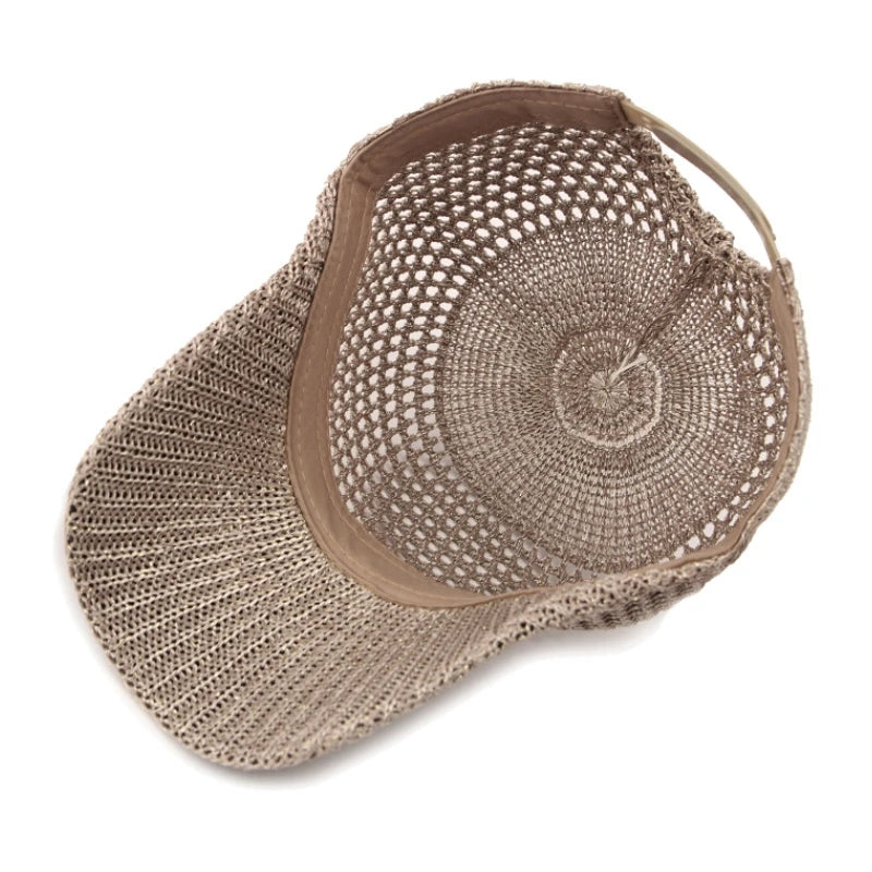 Sommer Einfarbige Atmungsaktive Baseballkappe | Sport Mesh Outdoor Sonnenhut | Leicht & Verstellbar Kaufschwan®