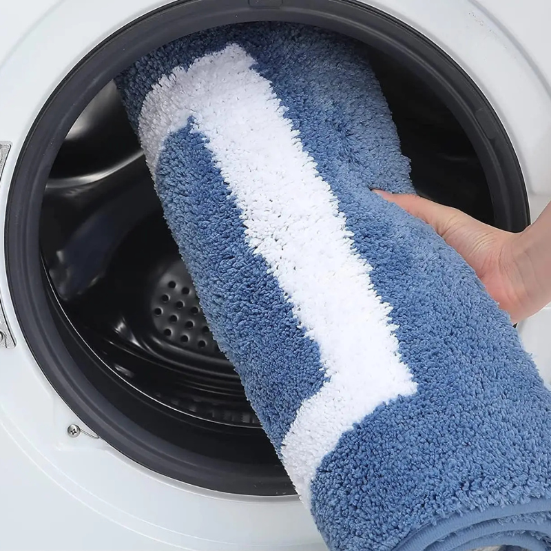 Weiche Saugfähige Badematte – Rutschfester, Schnelltrocknender Plüschteppich für Bad & Schlafzimmer